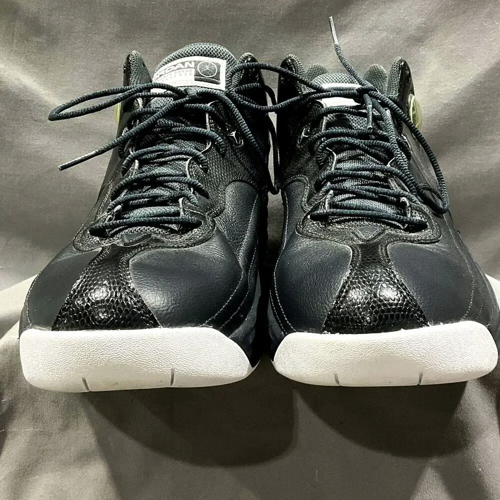 Men's Sz 12 NIKE JORDAN Jumpman Team 1 Black Anthracite Basketball Sneakers EUC